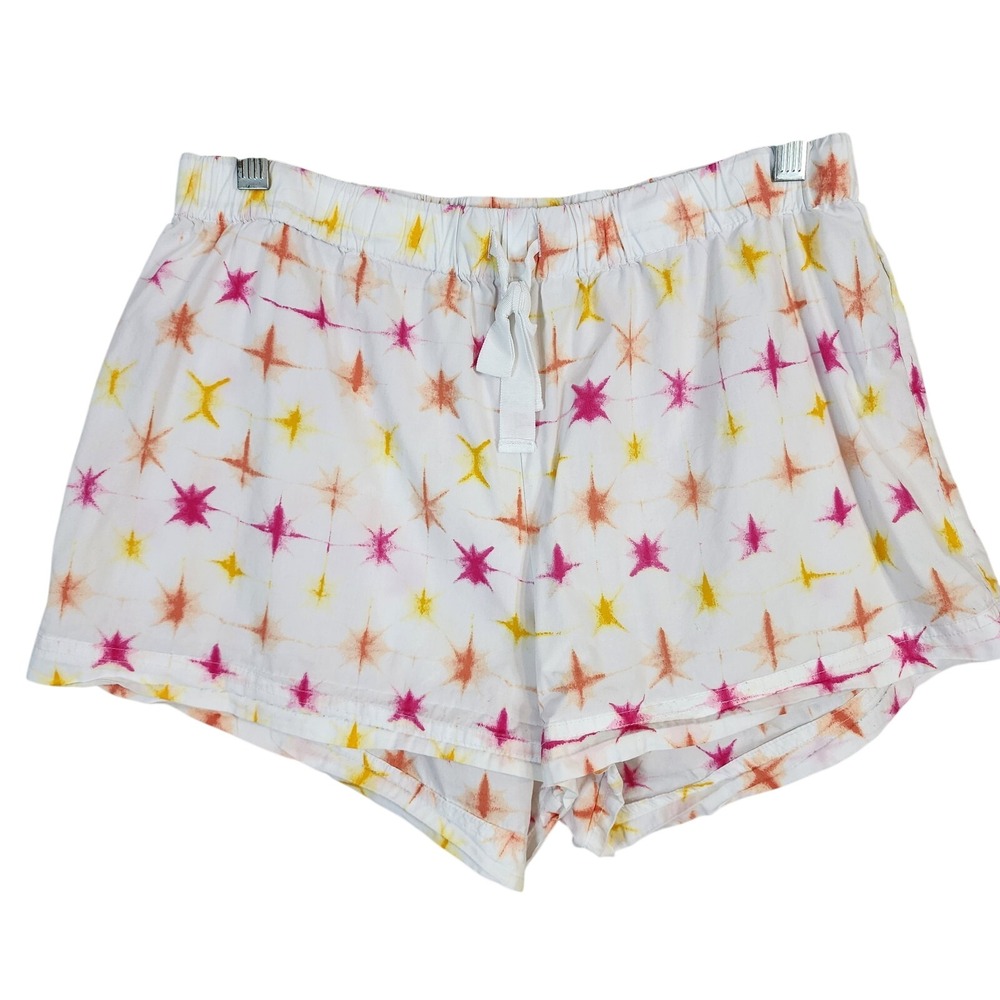 J.CREW Size Medium Re-Imagined 100% Cotton Starburst Boxer Sleep Lounge Shorts